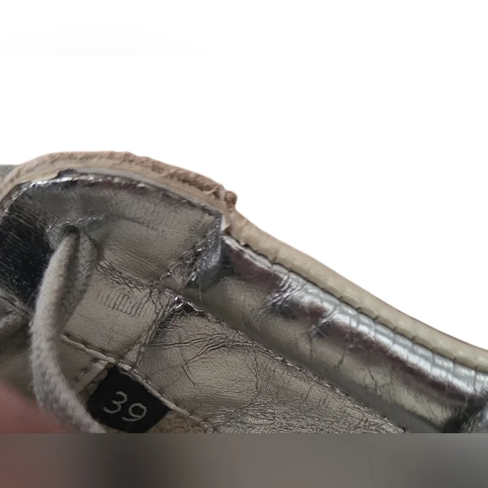 P448 Women’s Sneakers – Size 39 – Soho Mixed Metallic‎ & Cork Panels